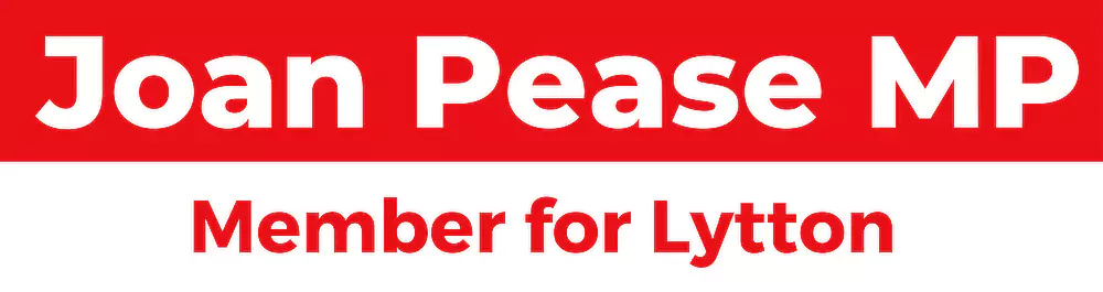 Joan Pease MP Lytton
